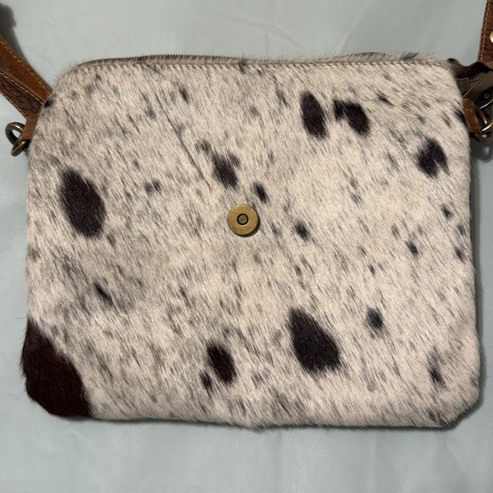 Myra Bag Brown and Black Crossbody Bag - Picture 9 of 11